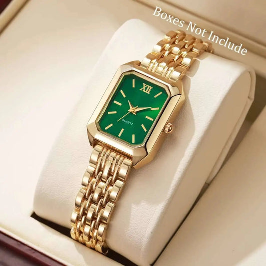 RectaLuxe™ Vintage Bracelet Quartz Watch
