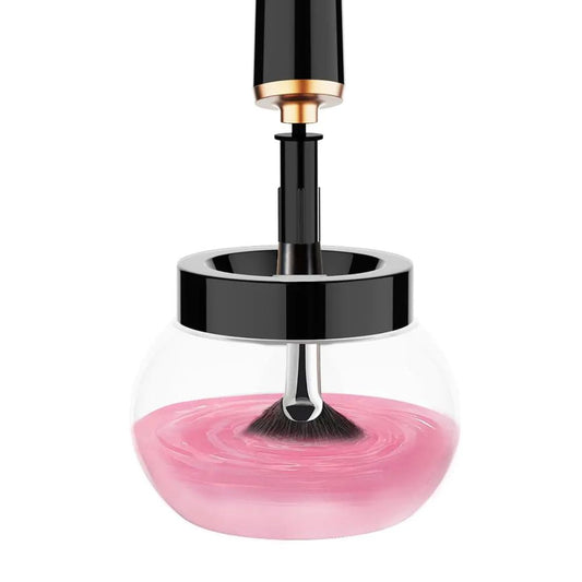 Automatic Makeup Brush Cleaner and Dryer Spinner Kit