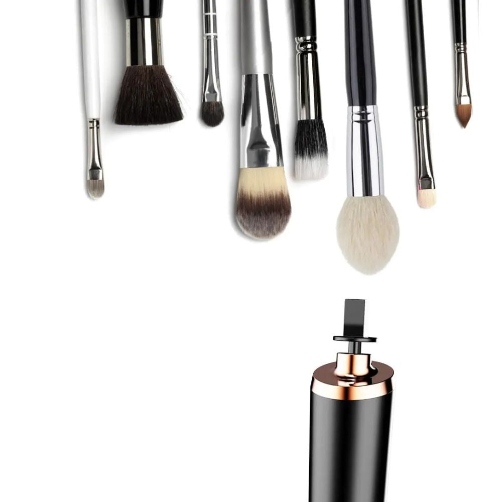 Automatic Makeup Brush Cleaner and Dryer Spinner Kit