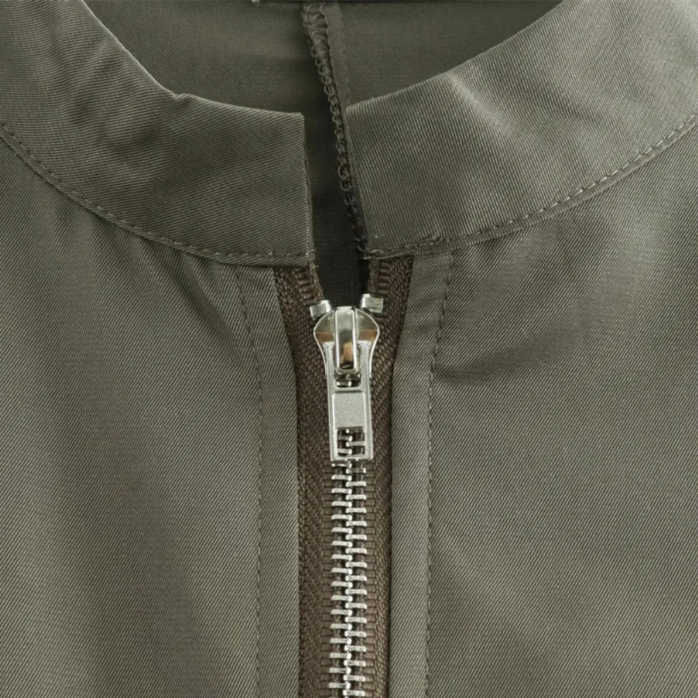 DenimMuse™ Button-Front Denim Midi Dress