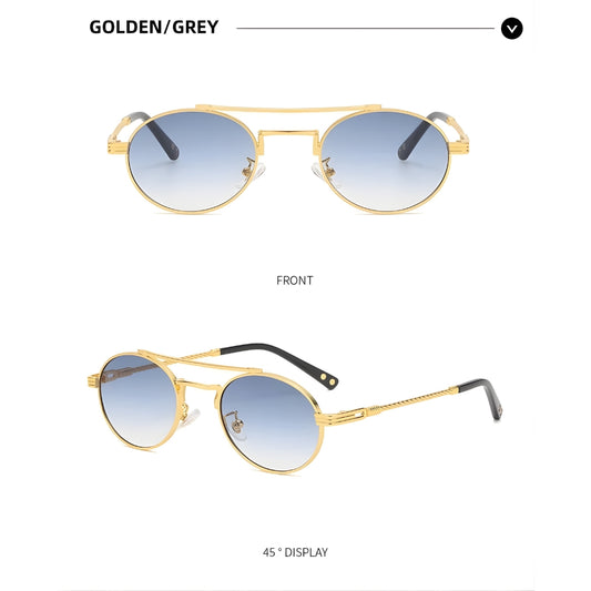 NovaRound™ Retro Metal Sunglasses